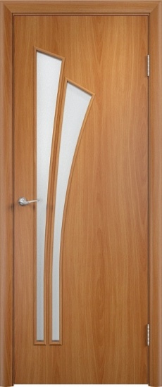 дверь ламинированная Салют, миланский орех