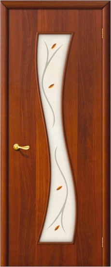 дверь ламинированная тиффани итальянский орех