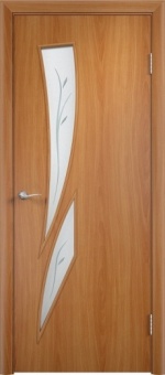 Стрелец дверь стекленная миланский орех