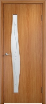 дверь стекленная миланский орех