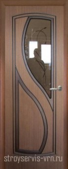 дверь межкомнатная шпонированная Веста стекло