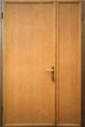 дверь тамбурная с ламинатом