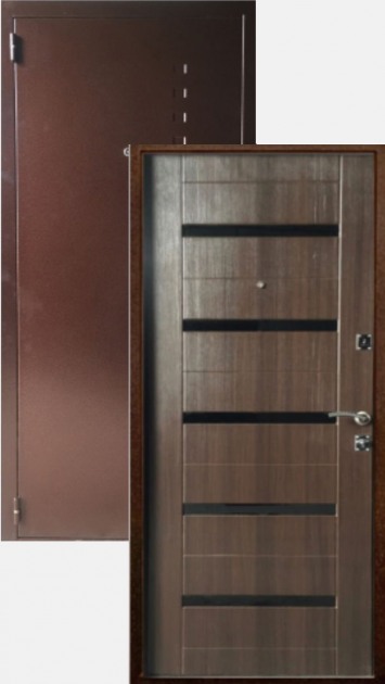 дверь металлическая VD-41 Венге Voron Doors