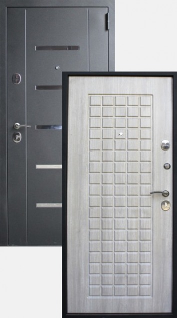 дверь входная VD-45 Дуб седой Voron Doors