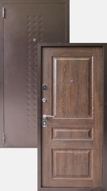 дверь входная VD-46 Дуб коньячный Voron Doors